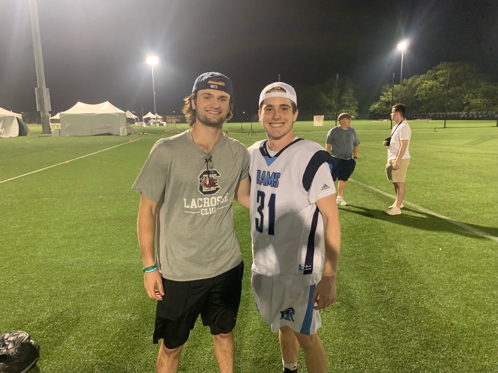 Jack on a lacrosse field
